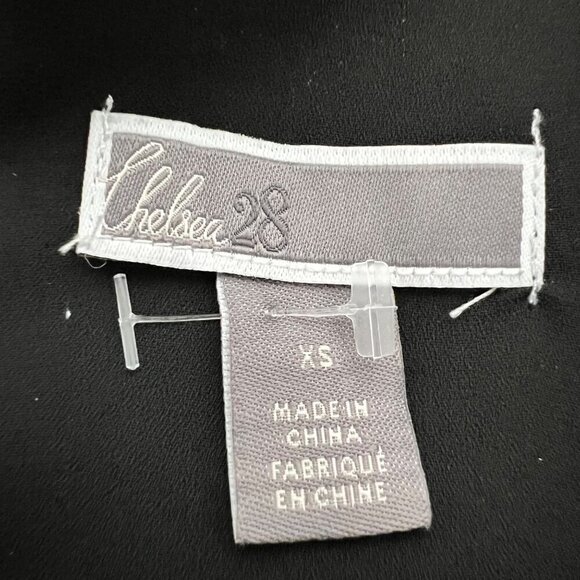 Chelsea 28 Womens Long Sleeve Round Neck Cobalt Shift Dress Above Knee XS Zip - Picture 8 of 9